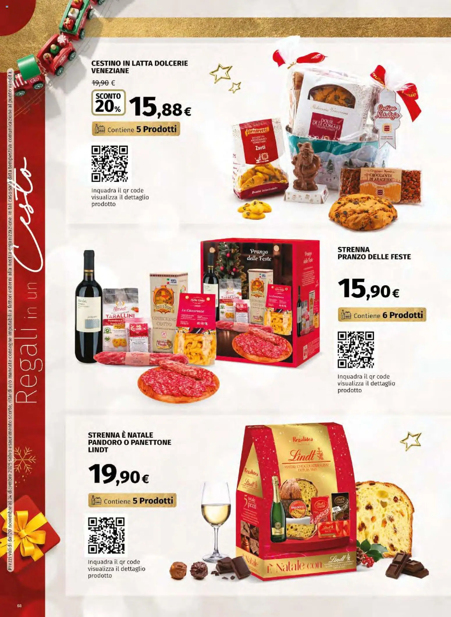 Volantino Ipercoop del 20.11.2025 | Pagina: 58 | Prodotti: Pandoro, Data, Panettone, Cotechino