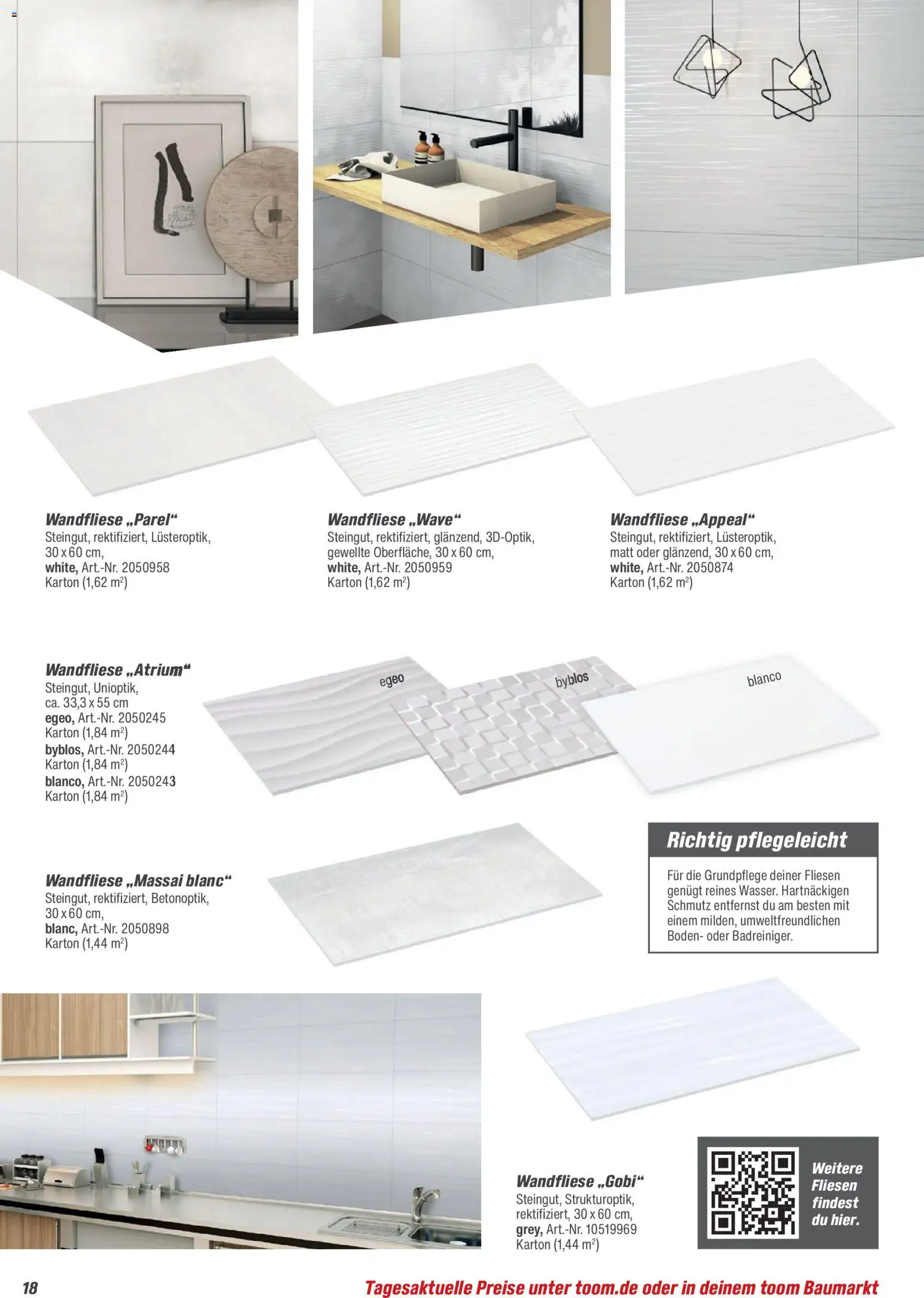 Toom Baumarkt Fliesen & Zubehör 2026 – gültig ab 01.01.2026 | Seite: 18