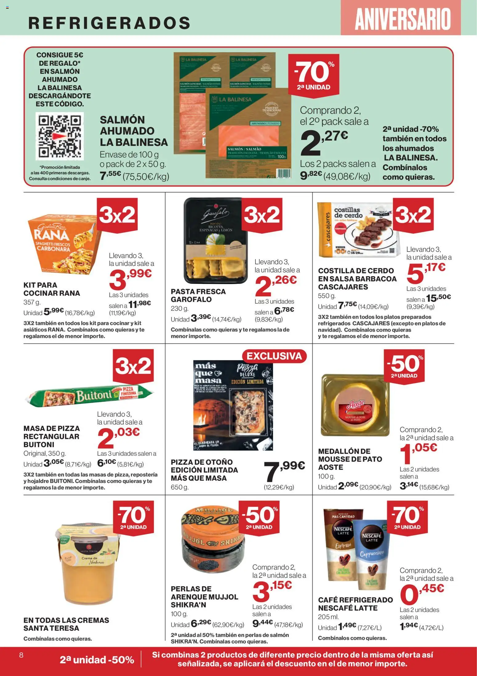 Supercor folleto │ válido desde el 06.11.2025 | Página: 8 | Productos: Mousse, Café, Πορσελάνη, Pasta