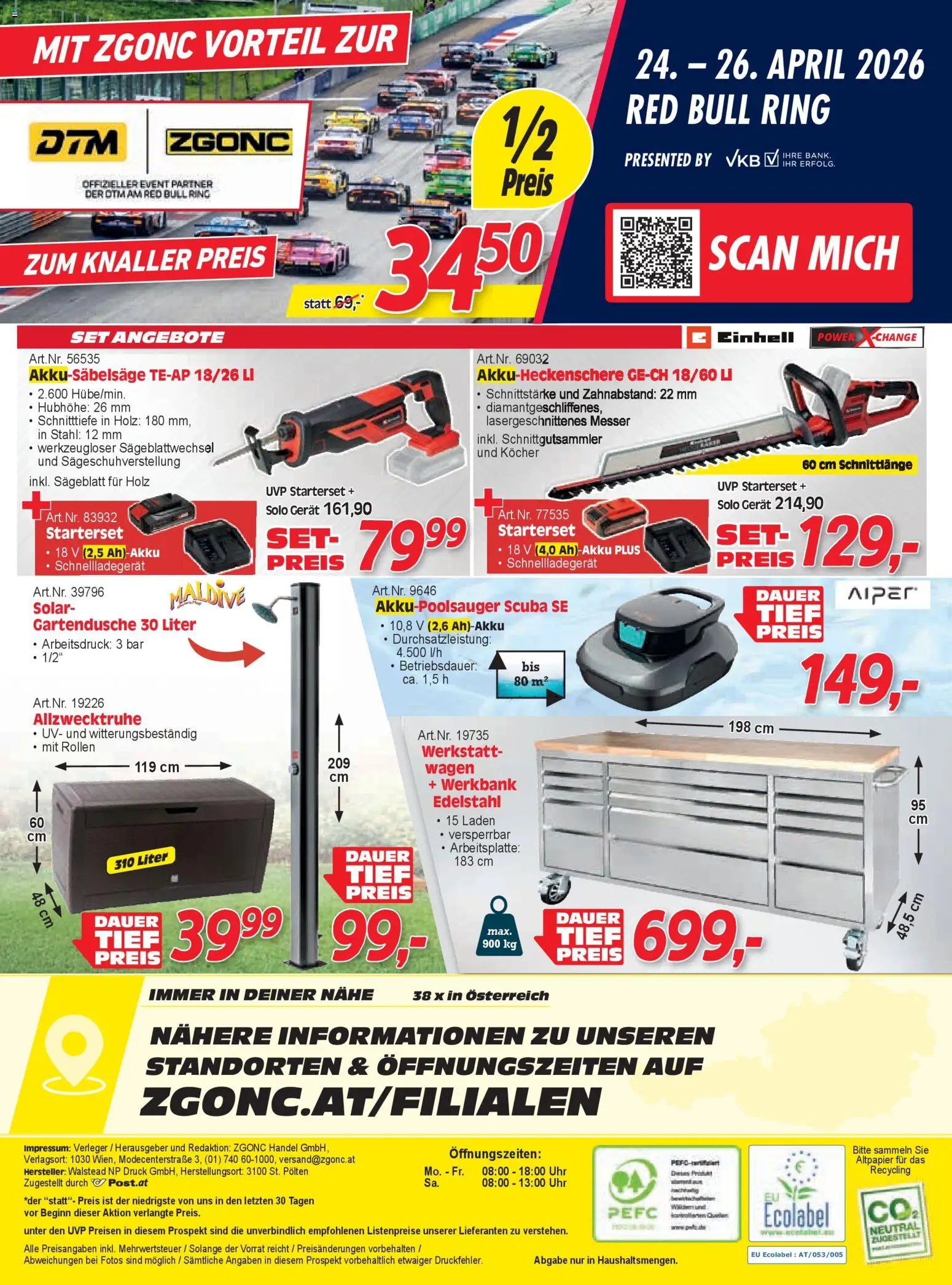 Zgonc Flugblatt April II 2026 gültig ab 14.04.2026 | Seite: 24 | Produkte: Uhr, Kocher