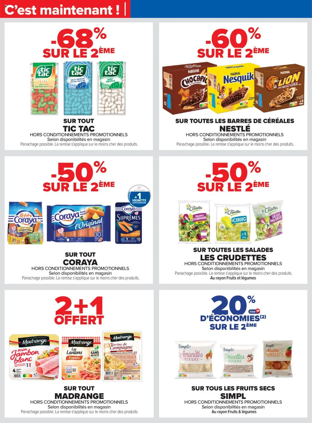  | Page: 33 | Produits: Menthe, Noisettes, Lardons, Fruits secs