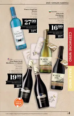 Pogląd oferty "POLOmarket Katalog - Alkoholi" - ważna od 14.11.2025 | Strona: 3 | Produkty: Chardonnay, Merlot, Wino