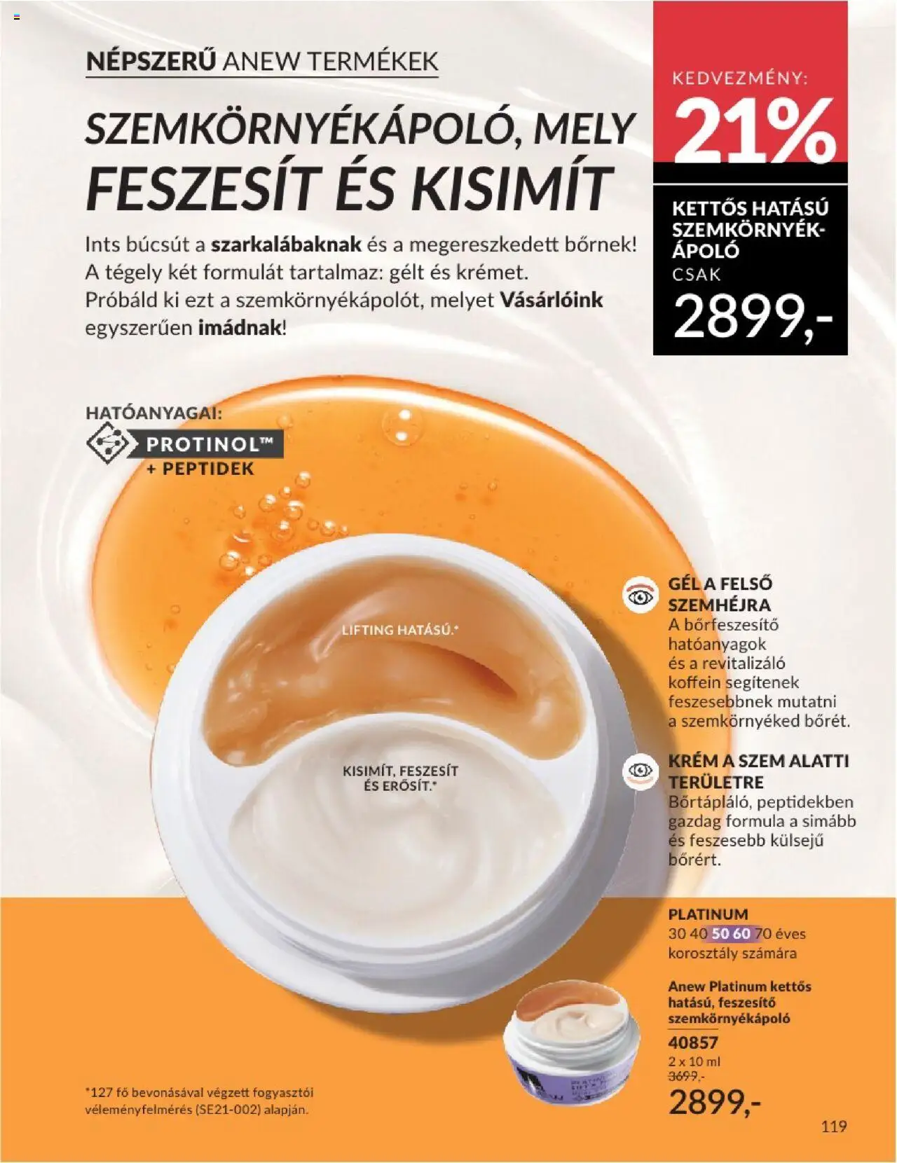 Avon akciós ujság - amely érvényes a következő dátumtól: 01.07.2025 | Oldal: 119 | Termékek: Szemkörnyékápoló