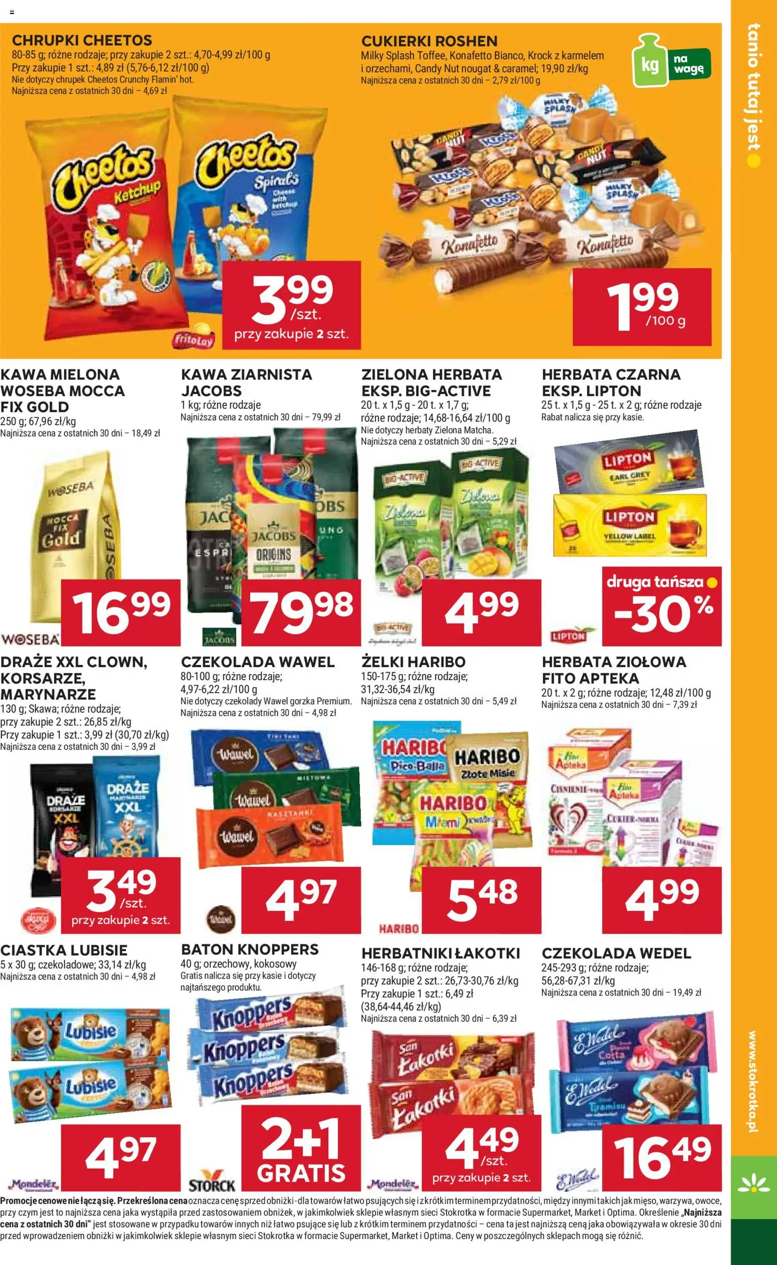 Stokrotka Gazetka od 22.01.2026 | Strona: 15 | Produkty: Stokrotka, Herbatniki, Czekolada, Cukierki