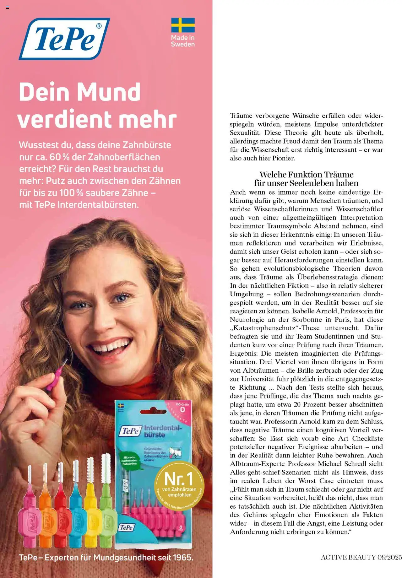 dm drogerie markt Active Beauty Magazin 09/2025 gültig ab 10.09.2025 | Seite: 26 | Produkte: Brille, Bürste, Zahnbürste