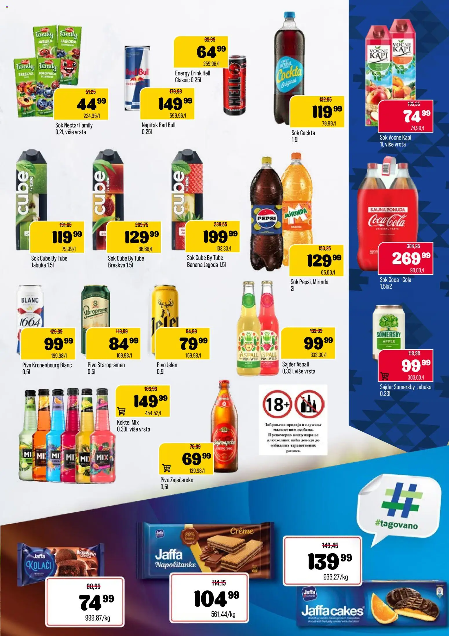 Podunavlje katalog - važi od 22.10.2025 | Strana: 9 | Proizvode: Banana, Somersby, Breskva, Pepsi