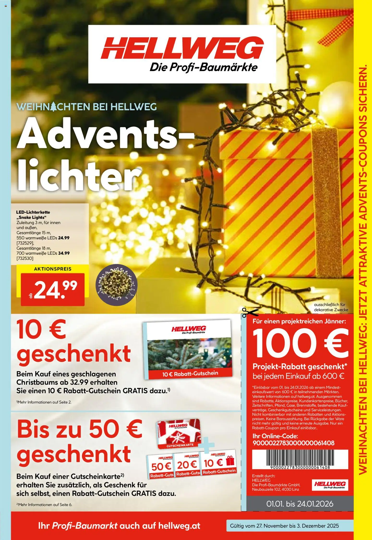 HELLWEG Flugblatt gültig ab 27.11.2025 | Seite: 9