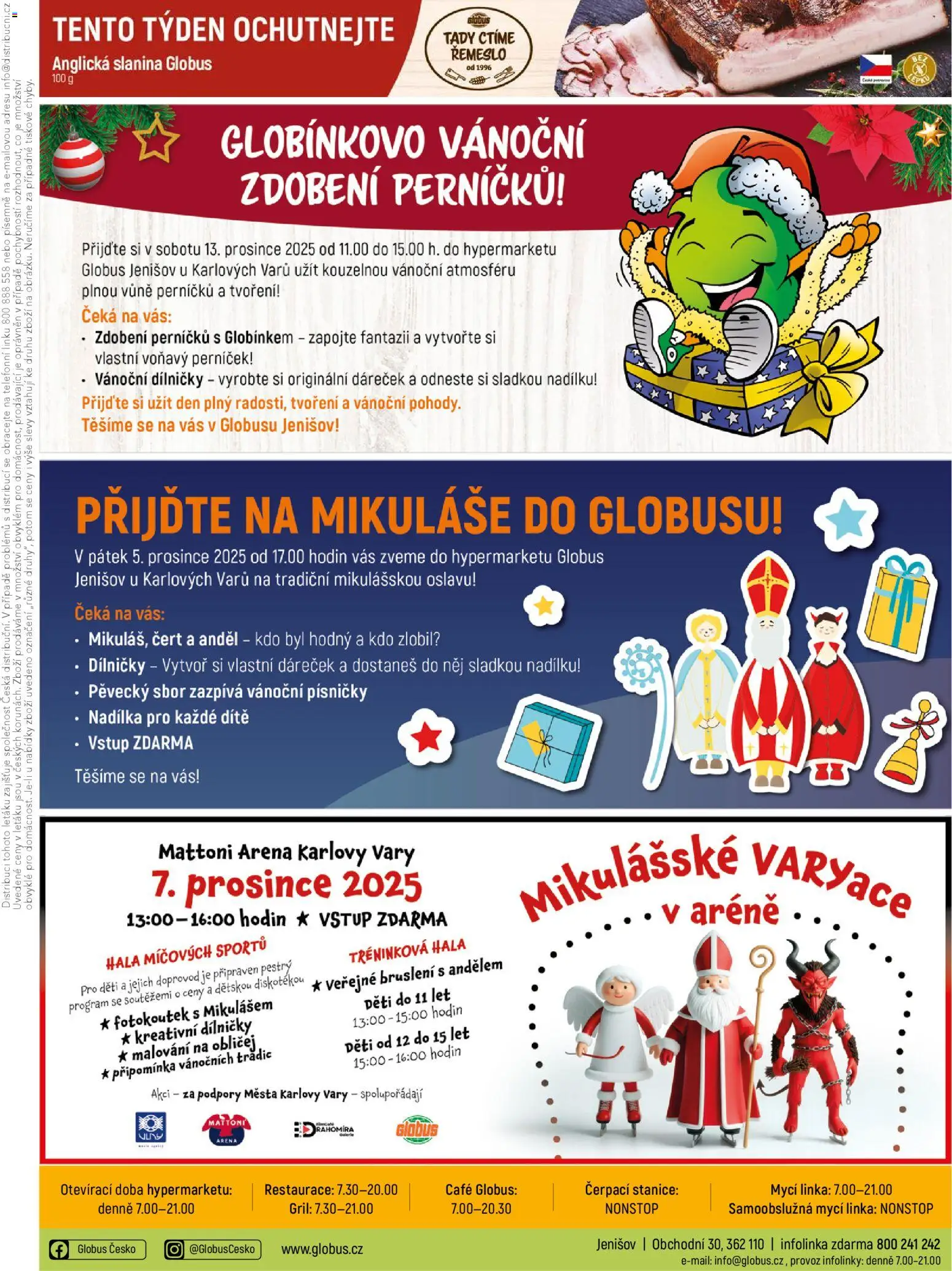 Globus leták - Karlovy Vary od 03.12.2025 | Strana: 46 | Produkty: Mattoni, Globus, Anglická slanina, Slanina
