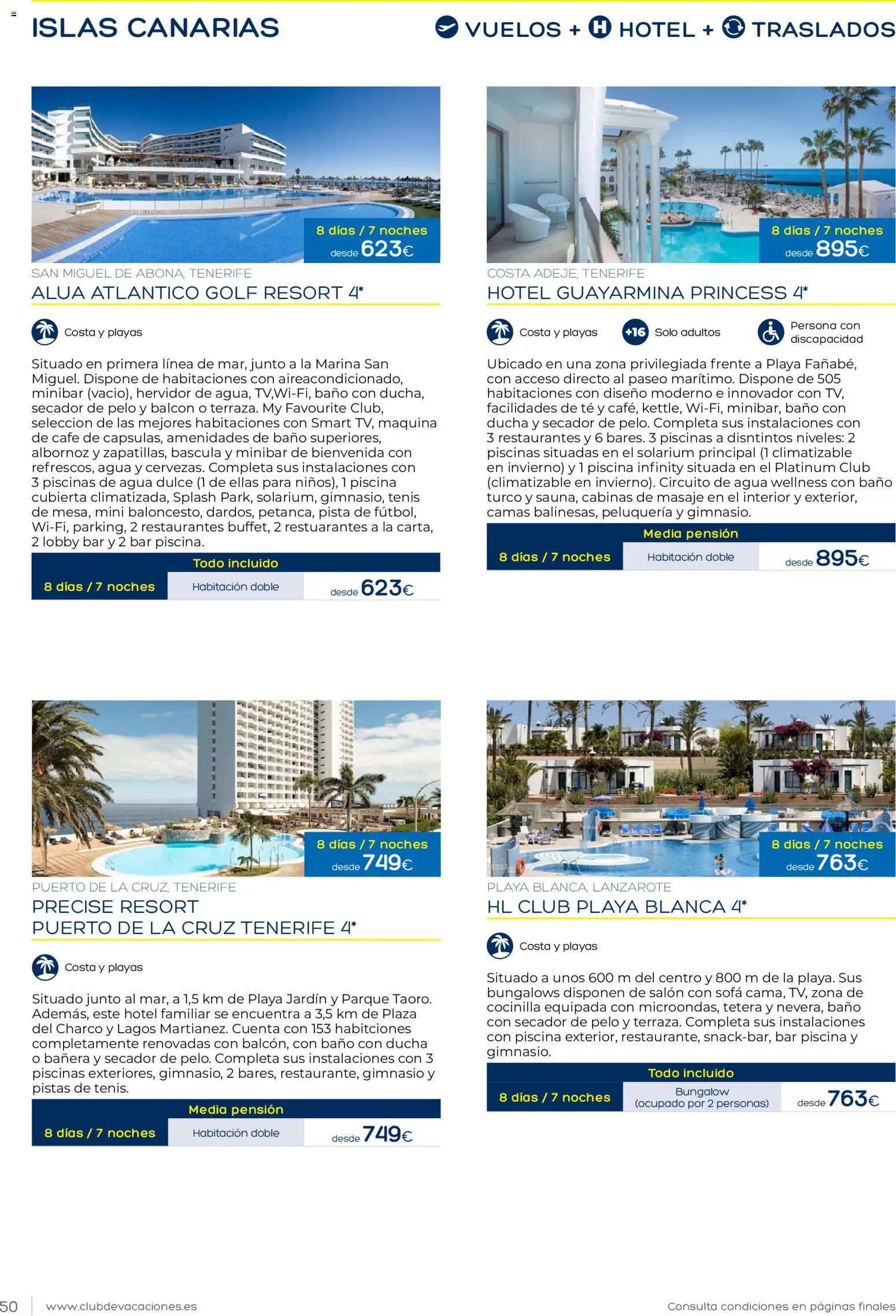 Viajes El Corte Inglés Club de Vacaciones │ válido desde el 01.02.2026 | Página: 50 | Productos: Tetera, Café, Té, Sofá