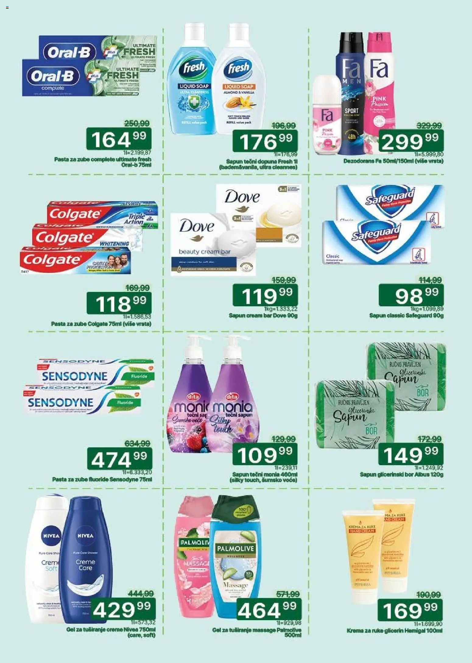 Univerexport katalog - važi od 05.01.2026 | Strana: 26 | Proizvode: Palmolive, Nivea, Gel za tuširanje, Dezodorans