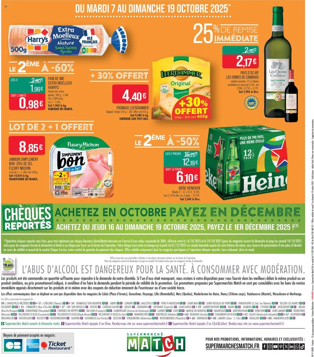 {H1} | Page: 22 | Produits: Portes, Jambon, Bière, Heineken