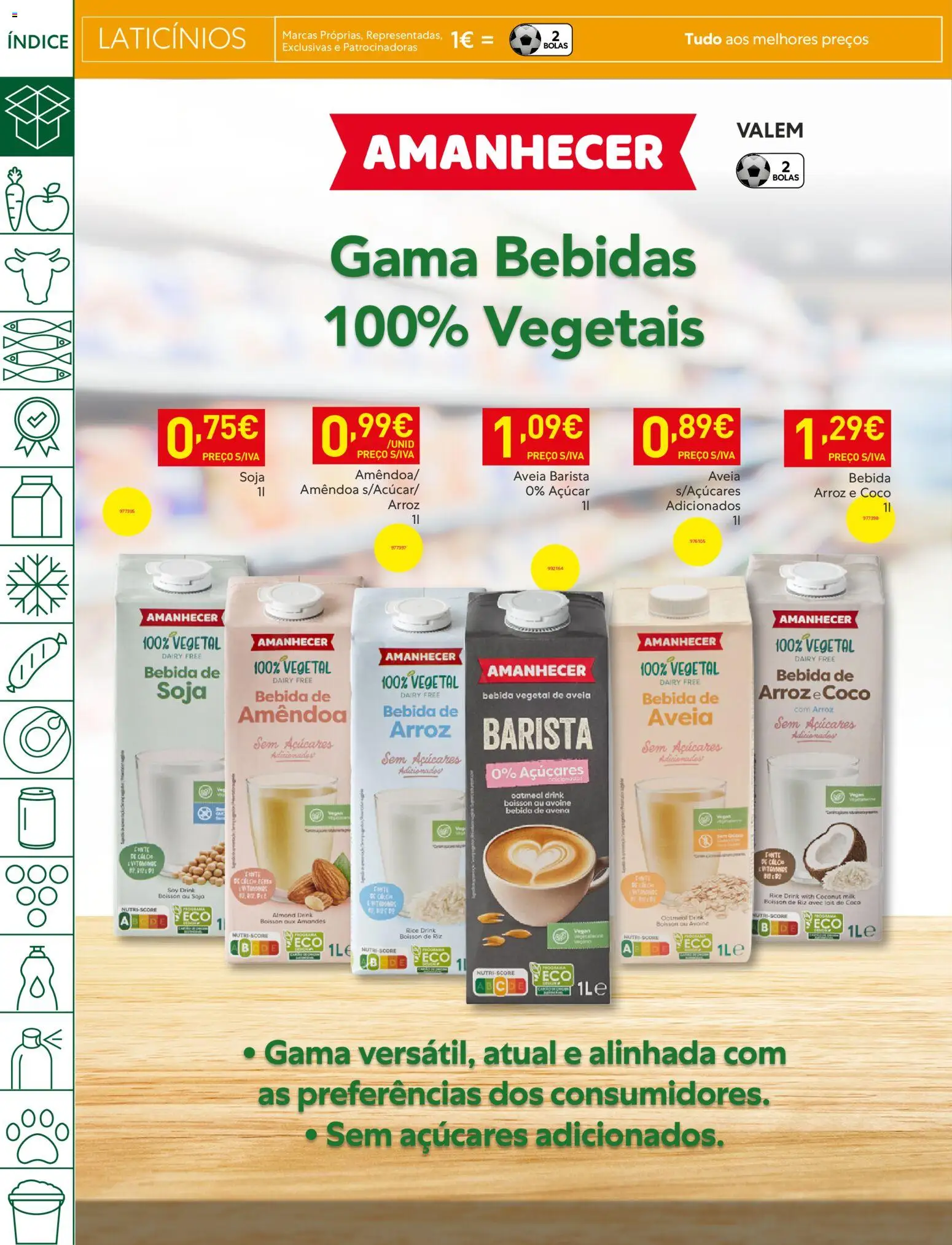 Recheio - Bons Negócios Madeira │ válido de 07.04.2026 | Página: 12 | Produtos: Soja, Cálcio, Arroz, Bebida