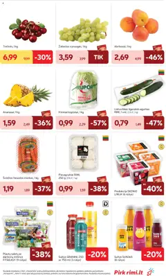 Rimi leidinys │galioja nuo 15.07.2025 | Puslapis: 9 | Prekių: Agurkas, Pievagrybiai, Sultys