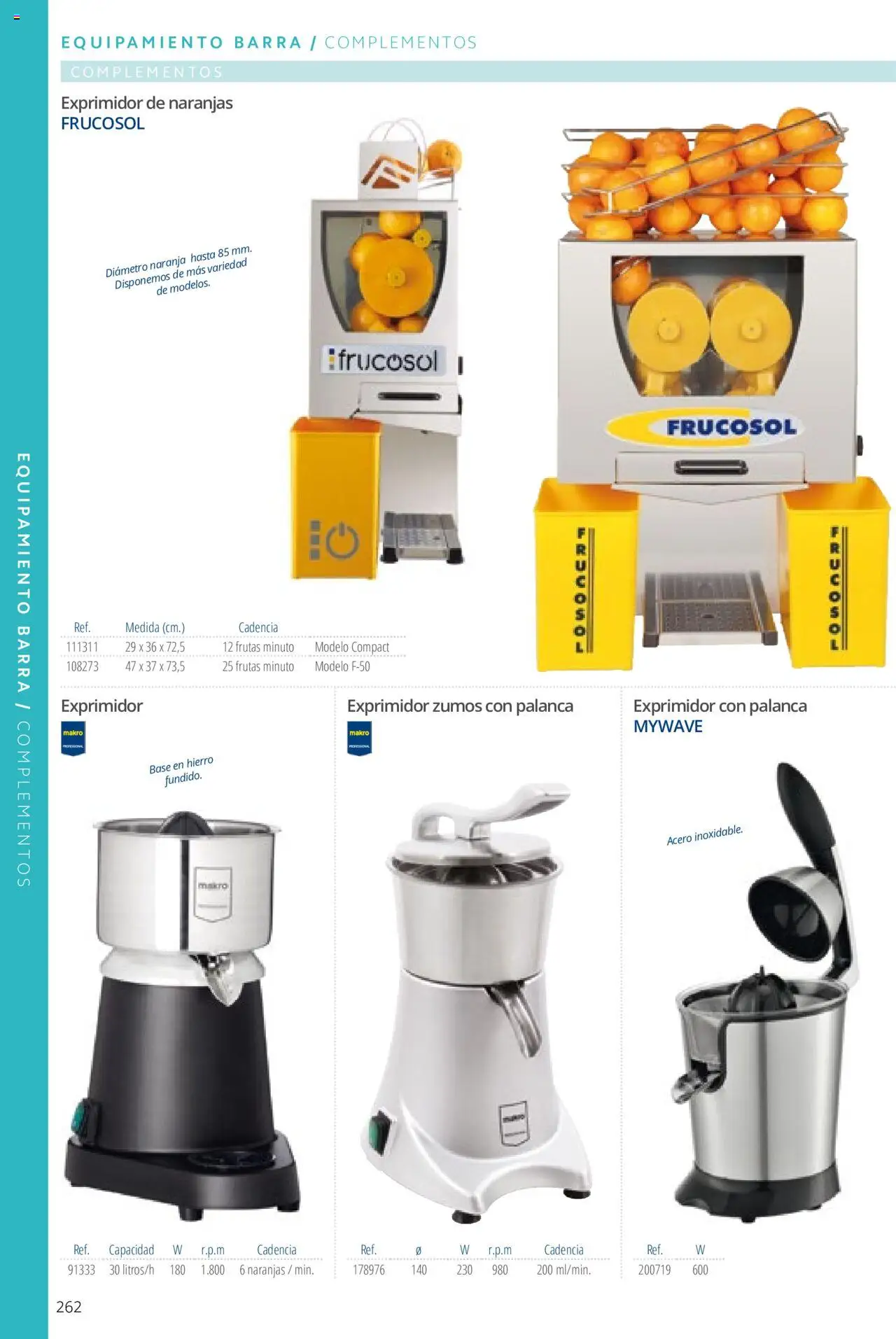 Makro catálogo │ válido desde el 19.06.2024 | Página: 262