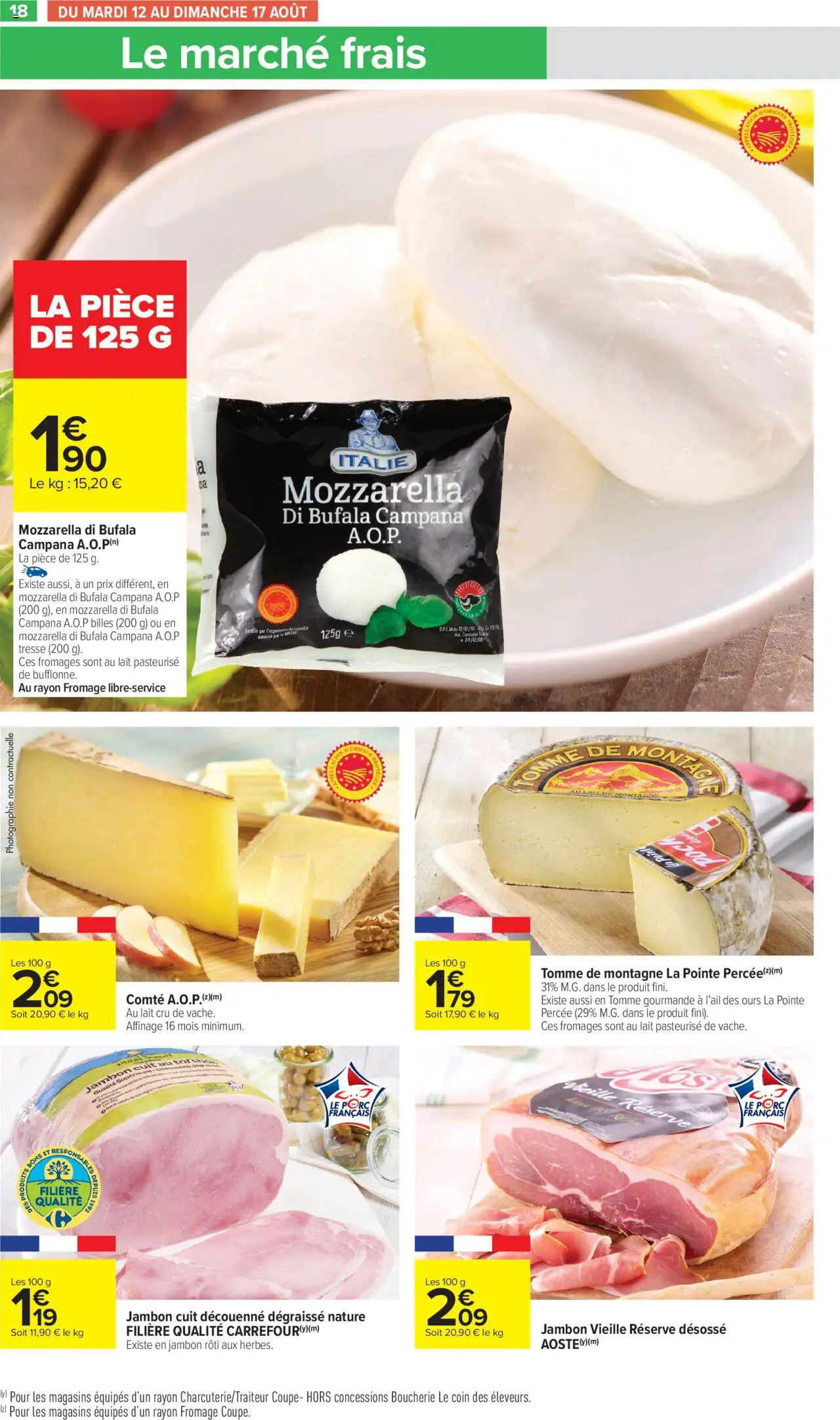  | Page: 20 | Produits: Torchon, Lait, Jambon, Porc