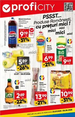 Catalog Profi City – previzualizare al pliantului de la Profi valabil de la 23.07.2025