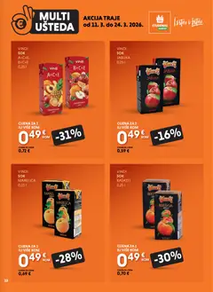 Multi Ušteda - Pregled kataloga iz trgovine Studenac, vrijedi od 11.03.2026 | Stranica: 13 | Proizvodi: Breskva, Jabuka