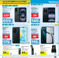 Anteprima del volantino Volantino Carrefour	 valido a partire dal 10.10.2025 | Pagina: 31 | Prodotti: Iphone, Smartphone, Fotocamera, Batteria