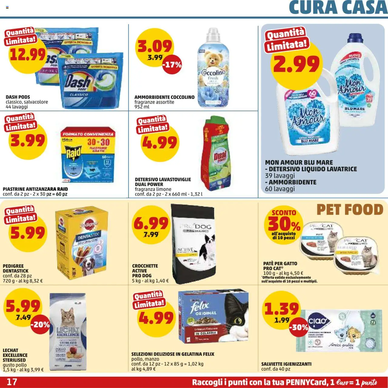 Volantino PENNY del 03.07.2025 | Pagina: 17 | Prodotti: Paté, Limone, Lavatrice, Fragranza