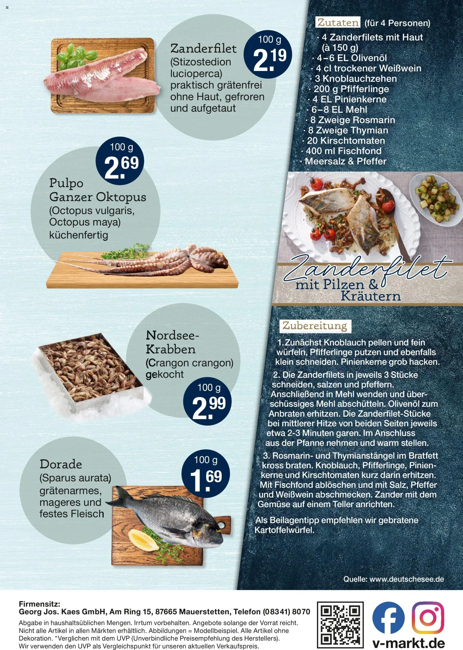 V-Markt - München Fischwerbung – gültig ab 27.12.2025 | Seite: 2 | Produkte: Mehl, Olivenol, Knoblauch, Fleisch