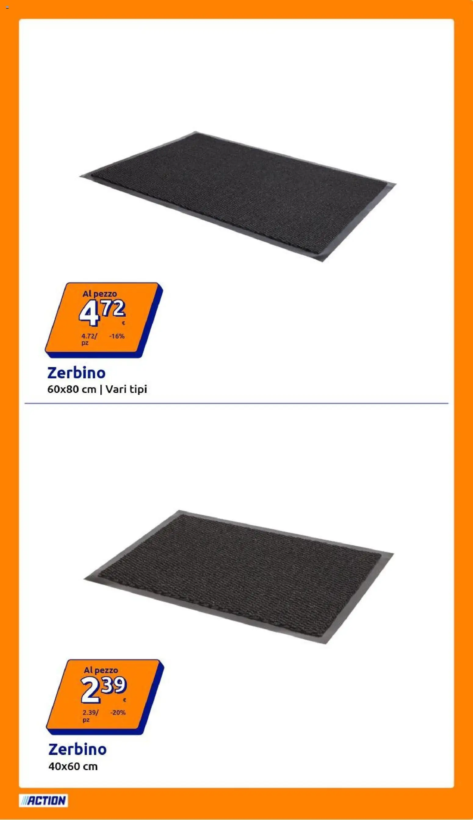 Volantino Action del 01.04.2026 | Pagina: 9 | Prodotti: Zerbino