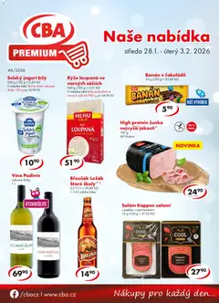 Náhled letáku CBA leták - Premium od 28.01.2026
