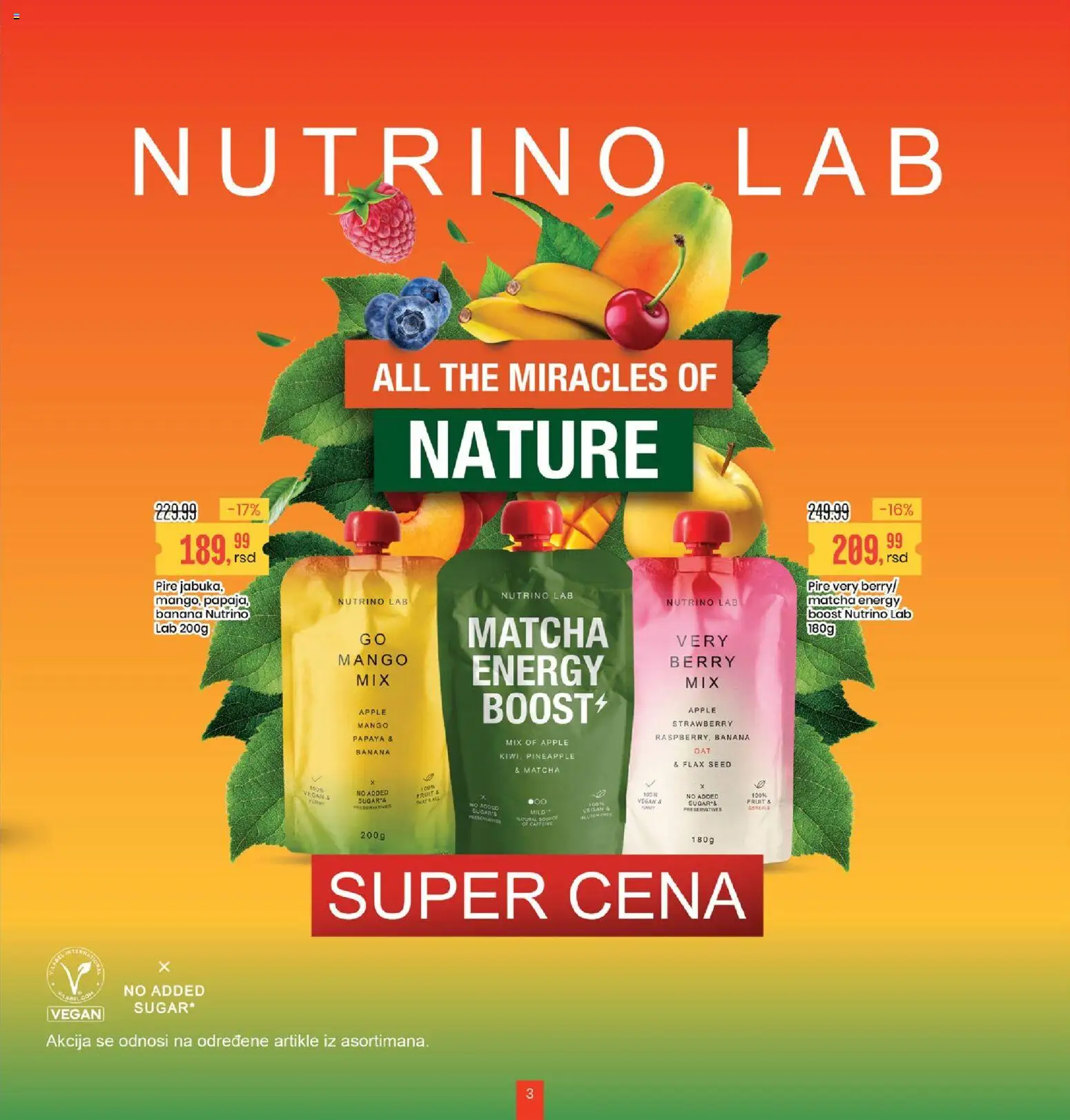 Aroma Market katalog - važi od 05.12.2025 | Strana: 3 | Proizvode: Banana, Mango