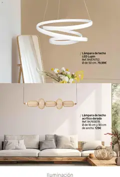 Vista previa Leroy Merlin catálogo válido desde el 11.09.2025 | Página: 79 | Productos: Lámpara de techo, Galette de chaise, Lámpara