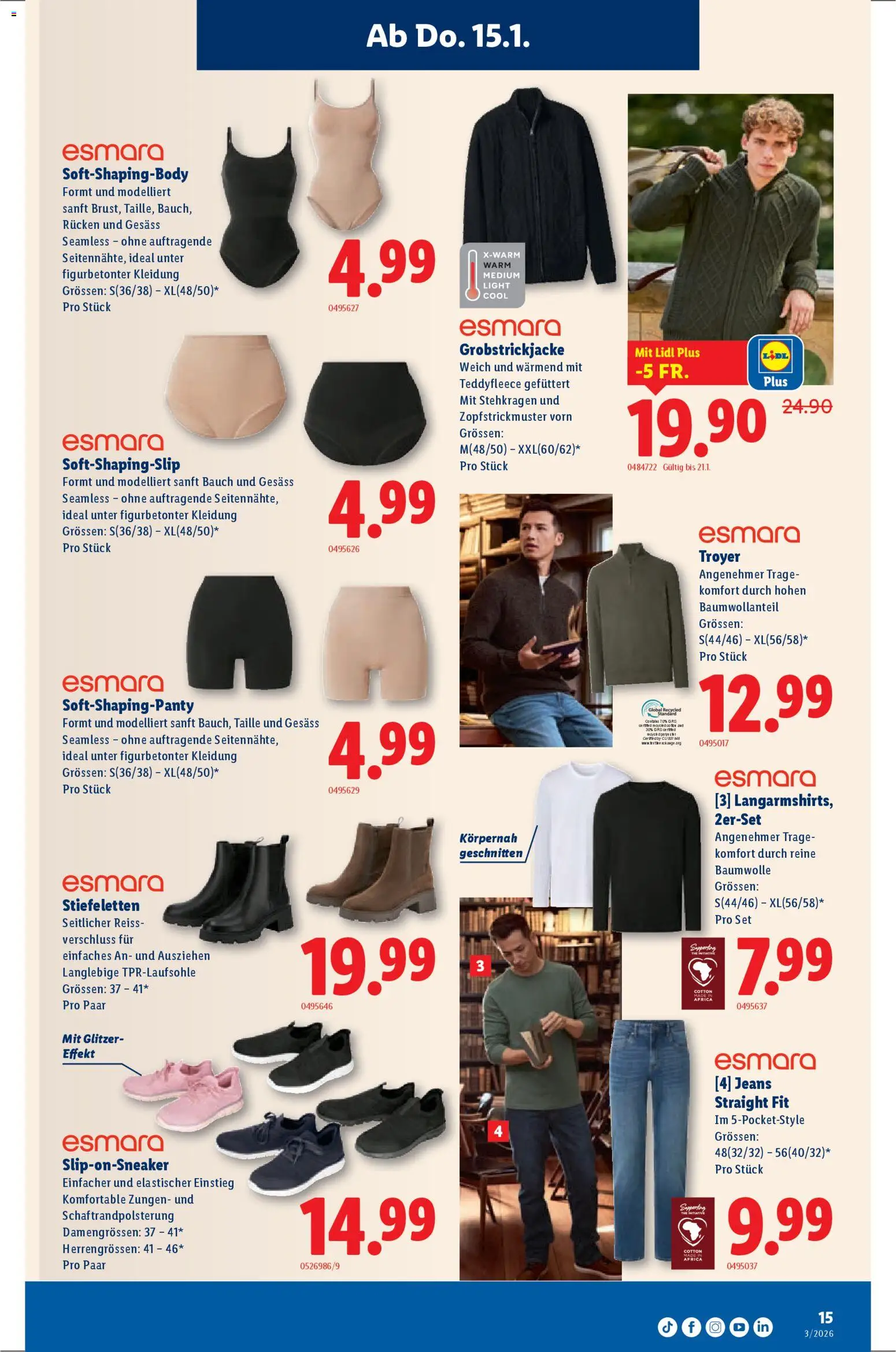 Lidl Aktionen – gültig ab 15.01.2026 | Seite: 15 | Produkte: Jeans