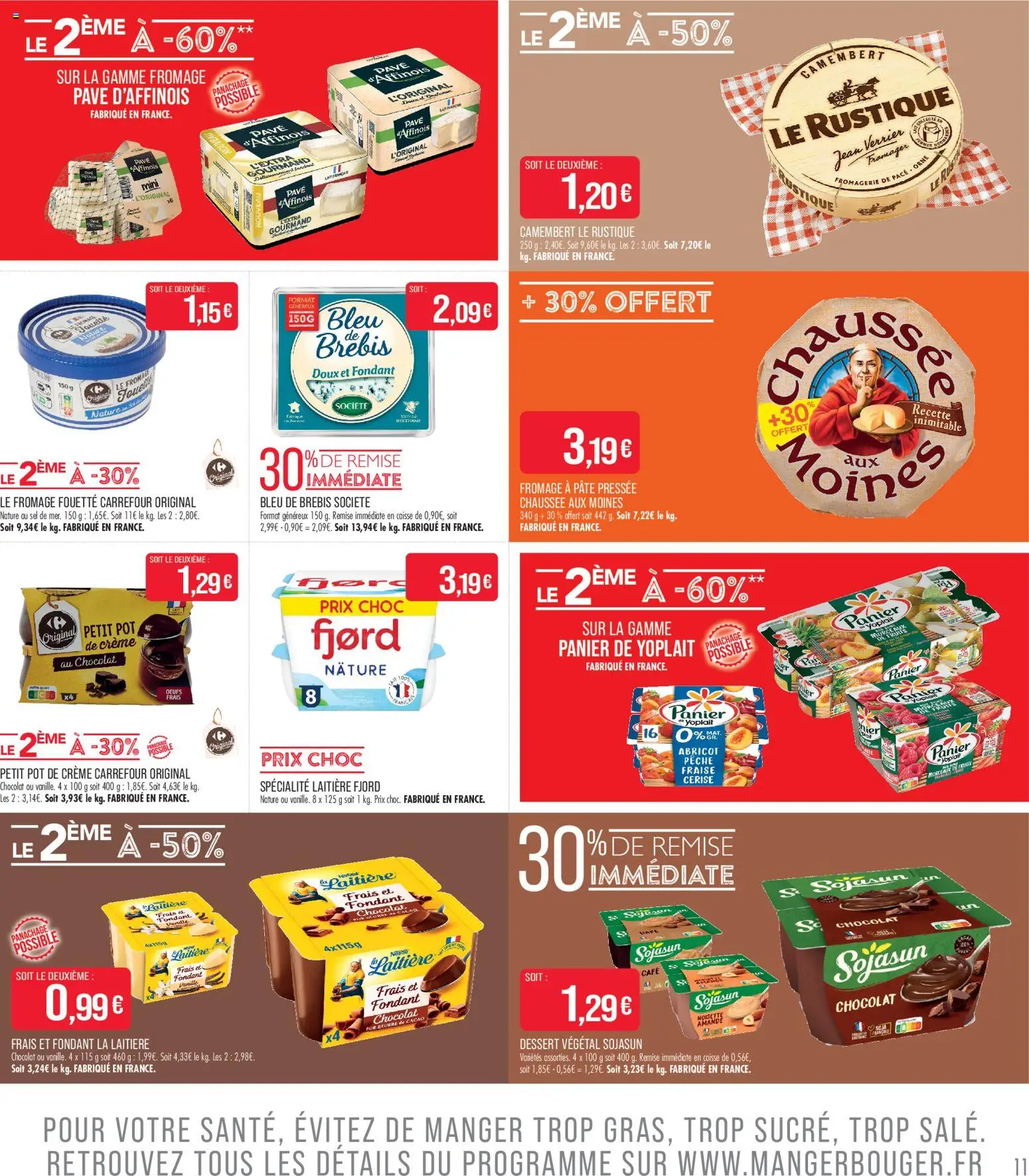 {H1} | Page: 11 | Produits: Abricot, Amande, Beurre, Crème