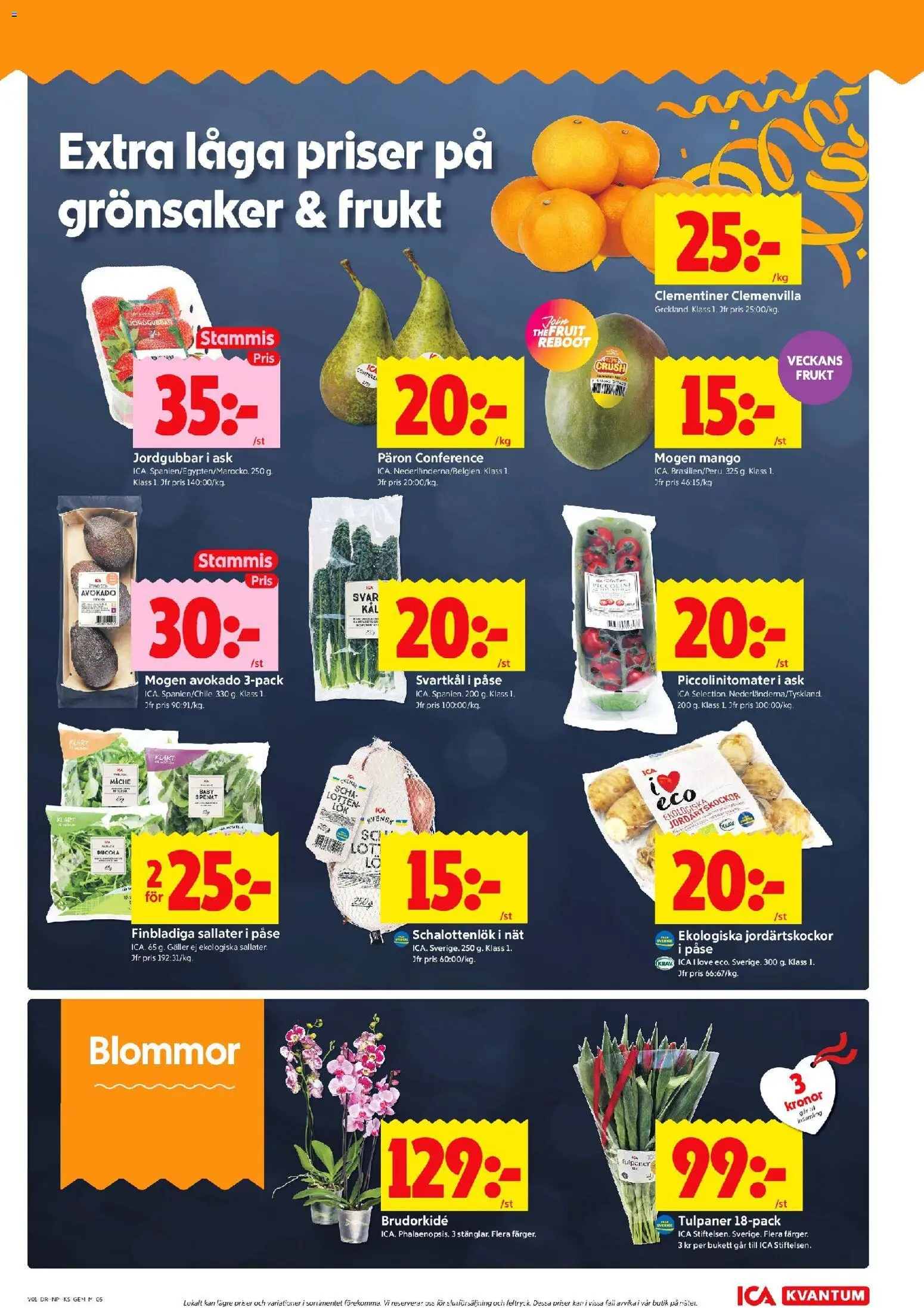ICA Kvantum reklamblad aktuell från 29.12.2025 | Sida: 5 | Produkter: Gem, Galler, Spenat, Schalottenlök