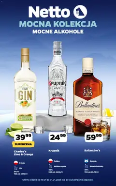 Pogląd oferty "Netto gazetka - Alkohole mocne" - ważna od 19.01.2026