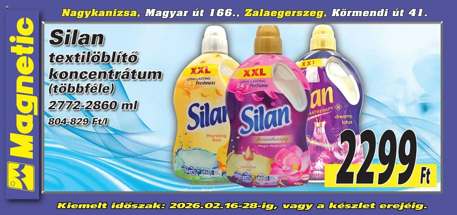 Magnetic akciós ujság - amely érvényes a következő dátumtól: 16.02.2026 | Oldal: 2