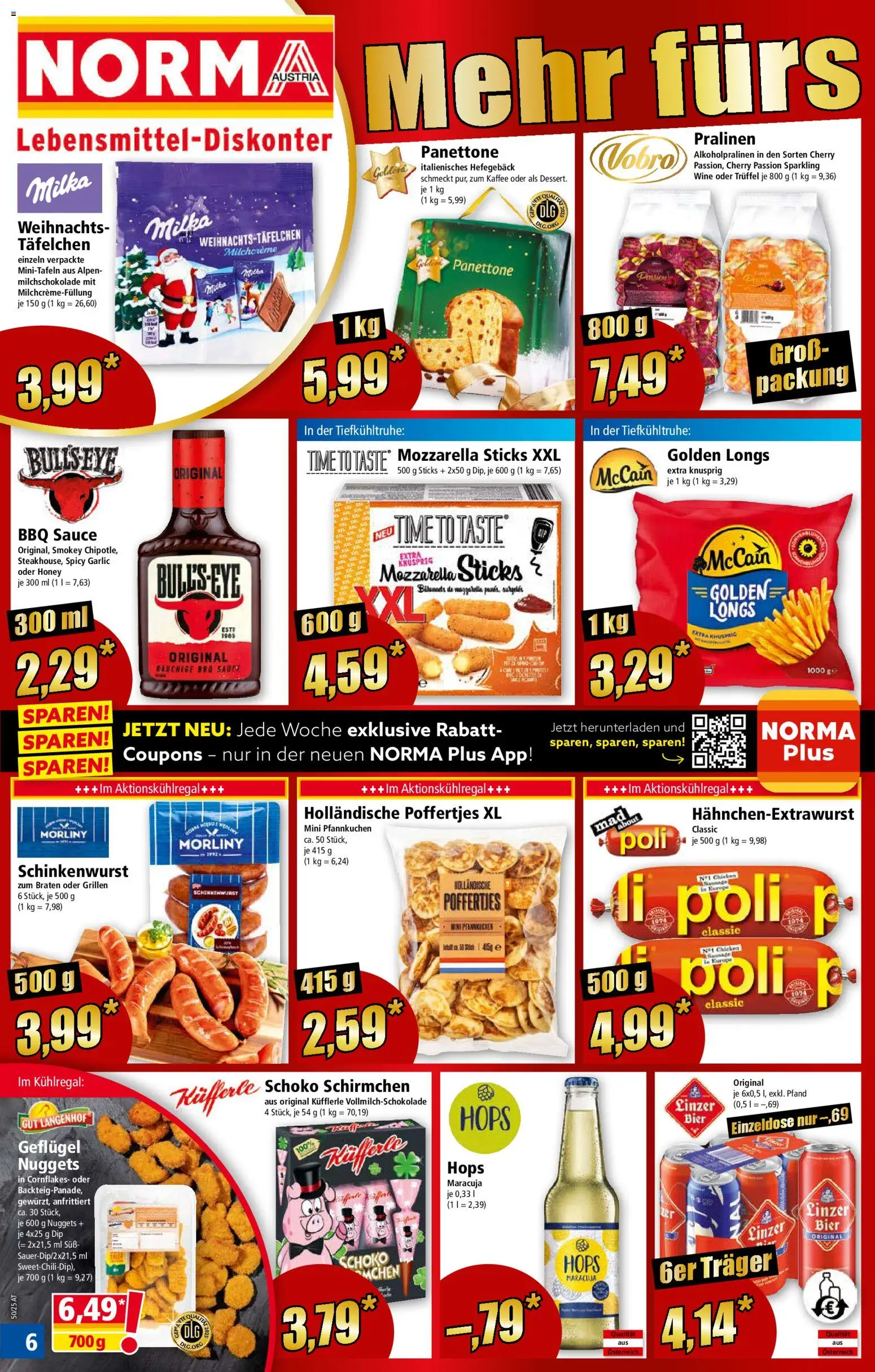 Norma Flugblatt gültig ab 08.12.2025 | Seite: 6 | Produkte: Kaffee, Bier