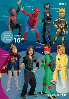 Anteprima del volantino NKD Costumi catalogo valido a partire dal 19.01.2026 | Pagina: 3 | Prodotti: Maschera, Cintura