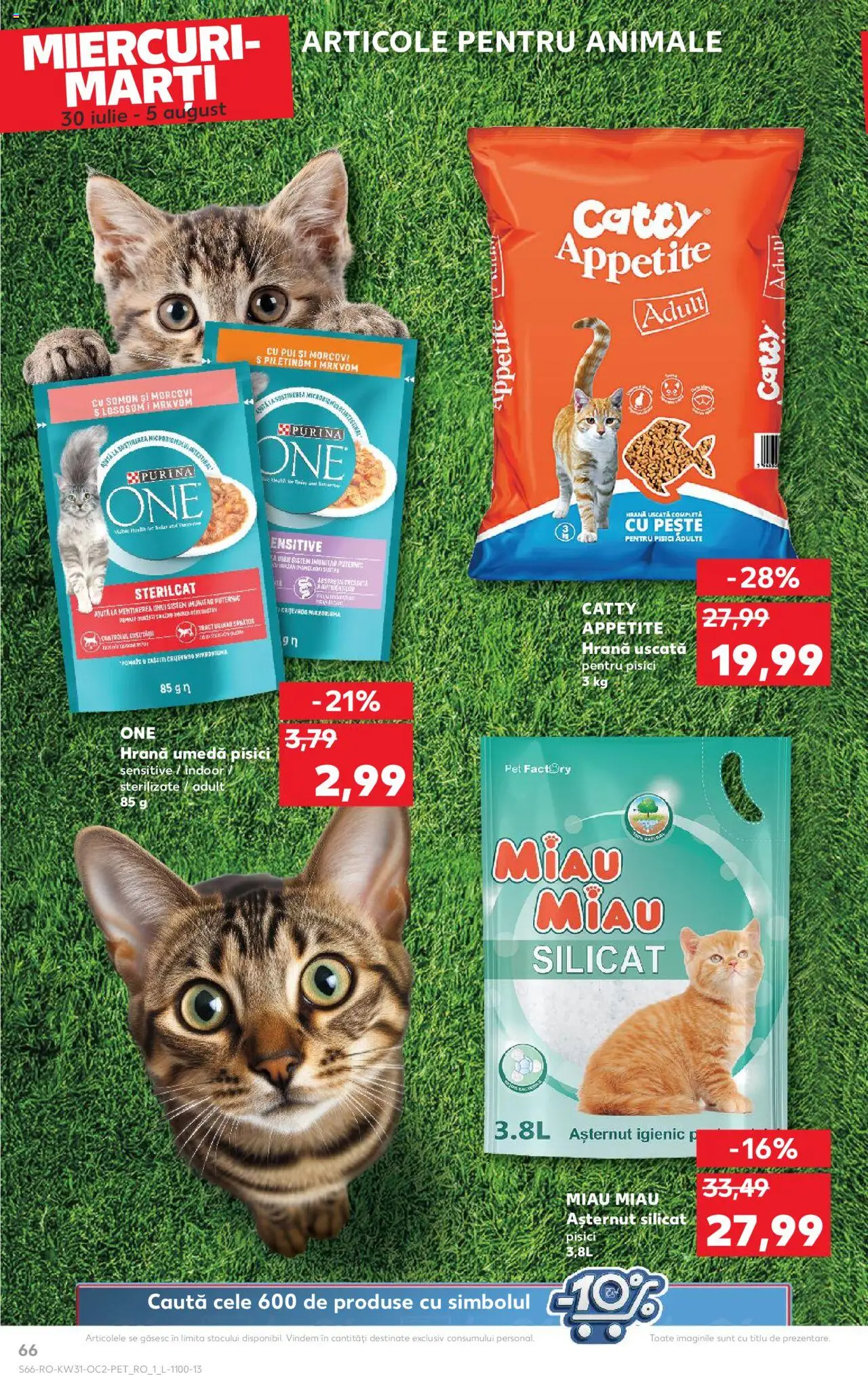 Kaufland RO akciós ujság - amely érvényes a következő dátumtól: 30.07.2025 | Oldal: 66