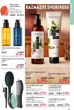 Oriflame - Katalog - Pregled kataloga iz trgovine Oriflame, vrijedi od 08.10.2025 | Stranica: 129 | Proizvodi: Šampon, Ulje za kosu, Četka, Ulje
