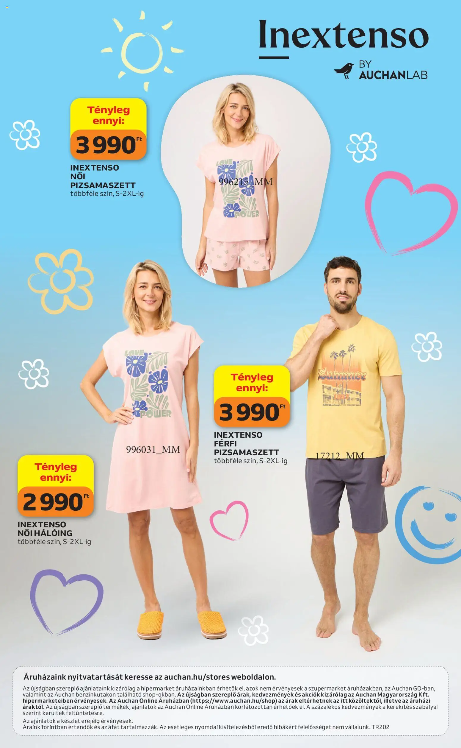 Auchan akciós ujság - amely érvényes a következő dátumtól: 09.04.2026 | Oldal: 8 | Termékek: Hálóing