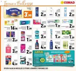 Anteprima del volantino SPAZZOLINO TECNIC MENTADENT, medio/forte/soft x1 valido a partire dal 22.10.2025 | Pagina: 22 | Prodotti: Crema, Acqua micellare, Deodorante, Dentifricio