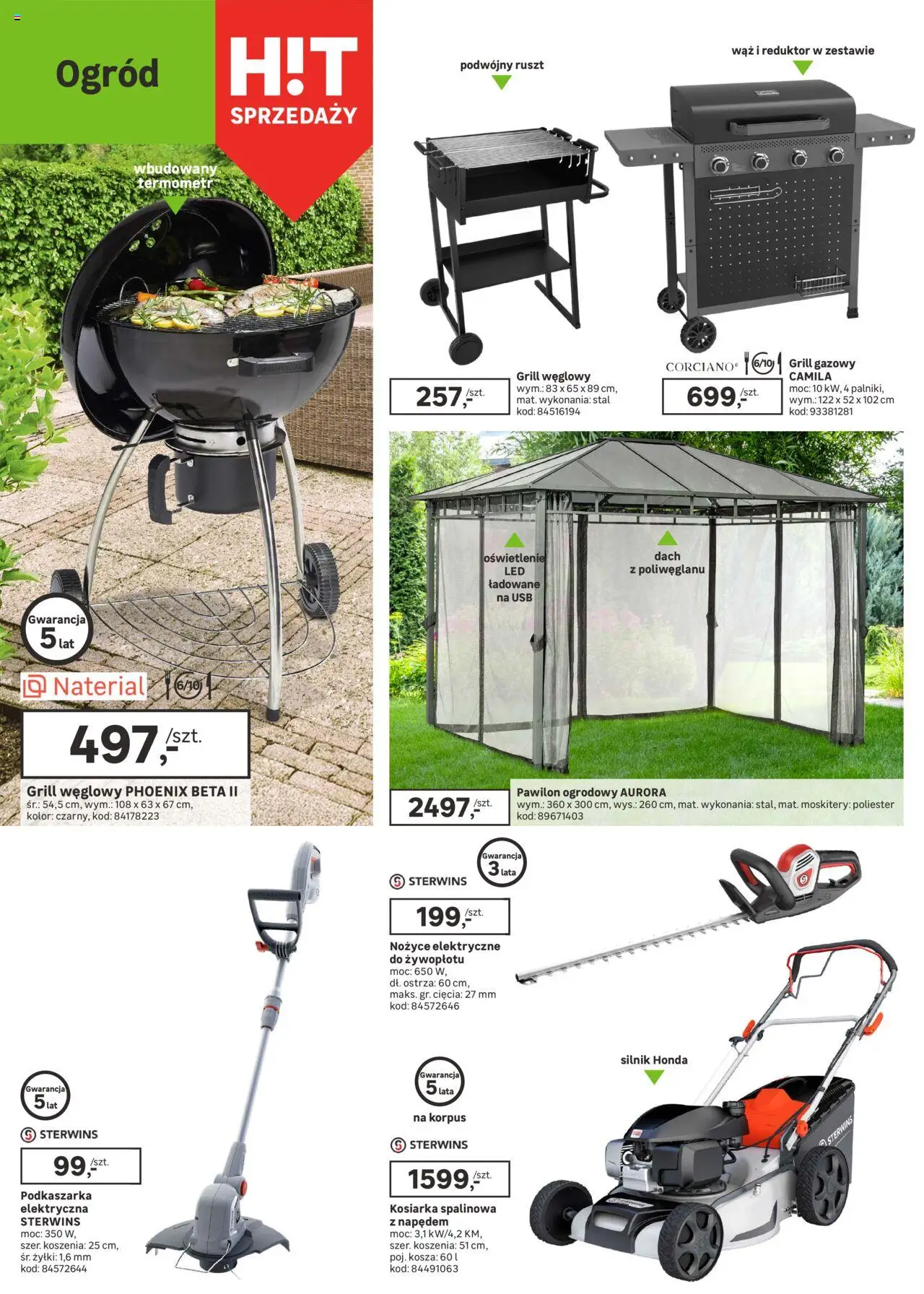 Leroy Merlin Gazetka od 04.06.2025 | Strona: 4 | Produkty: Grill, Grill gazowy, Kosiarka, Ruszt