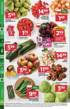 Pogląd oferty "Stokrotka Gazetka" - ważna od 20.11.2025 | Strona: 8 | Produkty: Mango, Imbir, Stokrotka, Cukinia