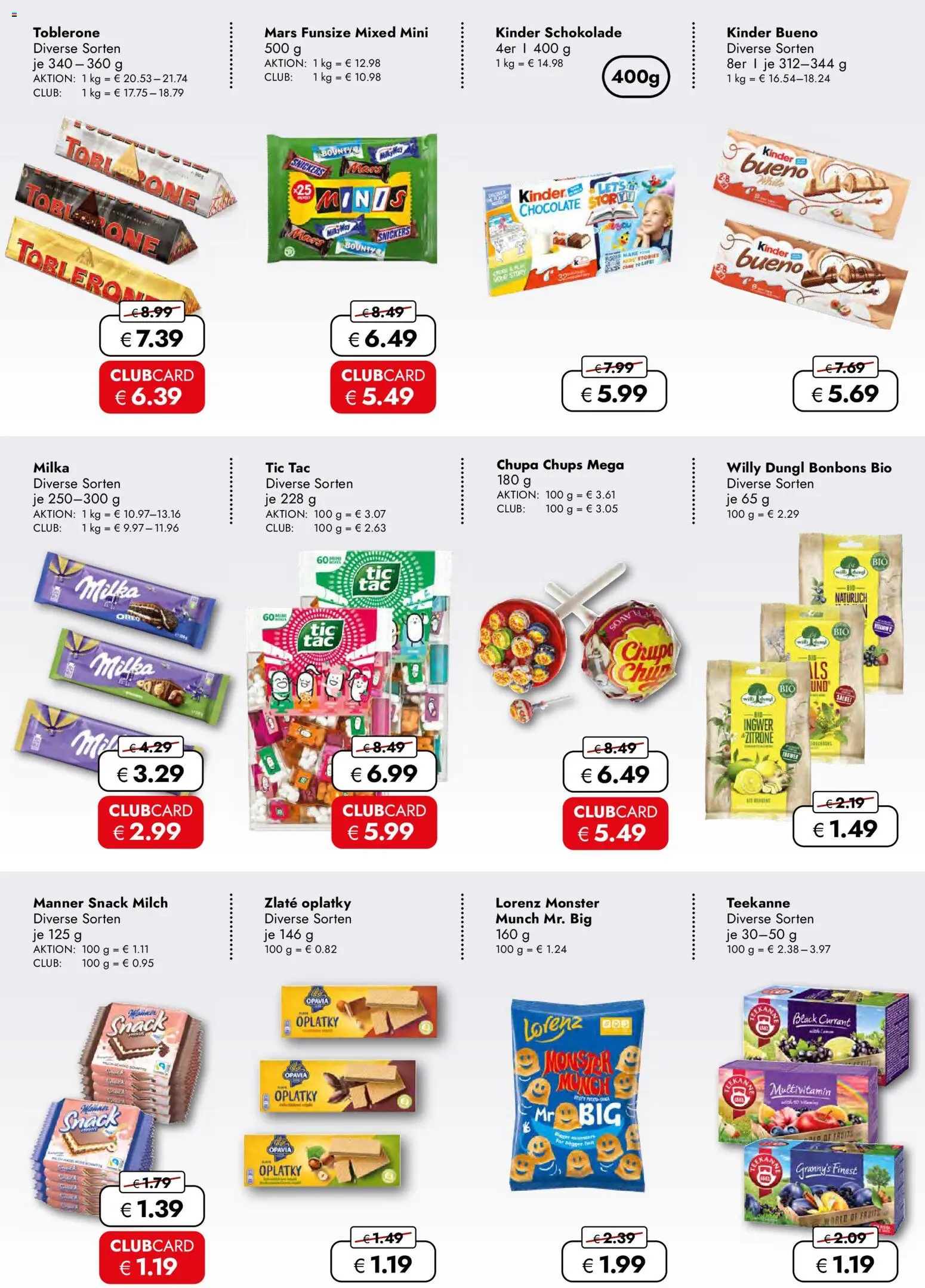 Travel Free leták od 31.10.2025 | Strana: 6 | Produkty: Monster, Oreo, Kinder, Kinder Bueno