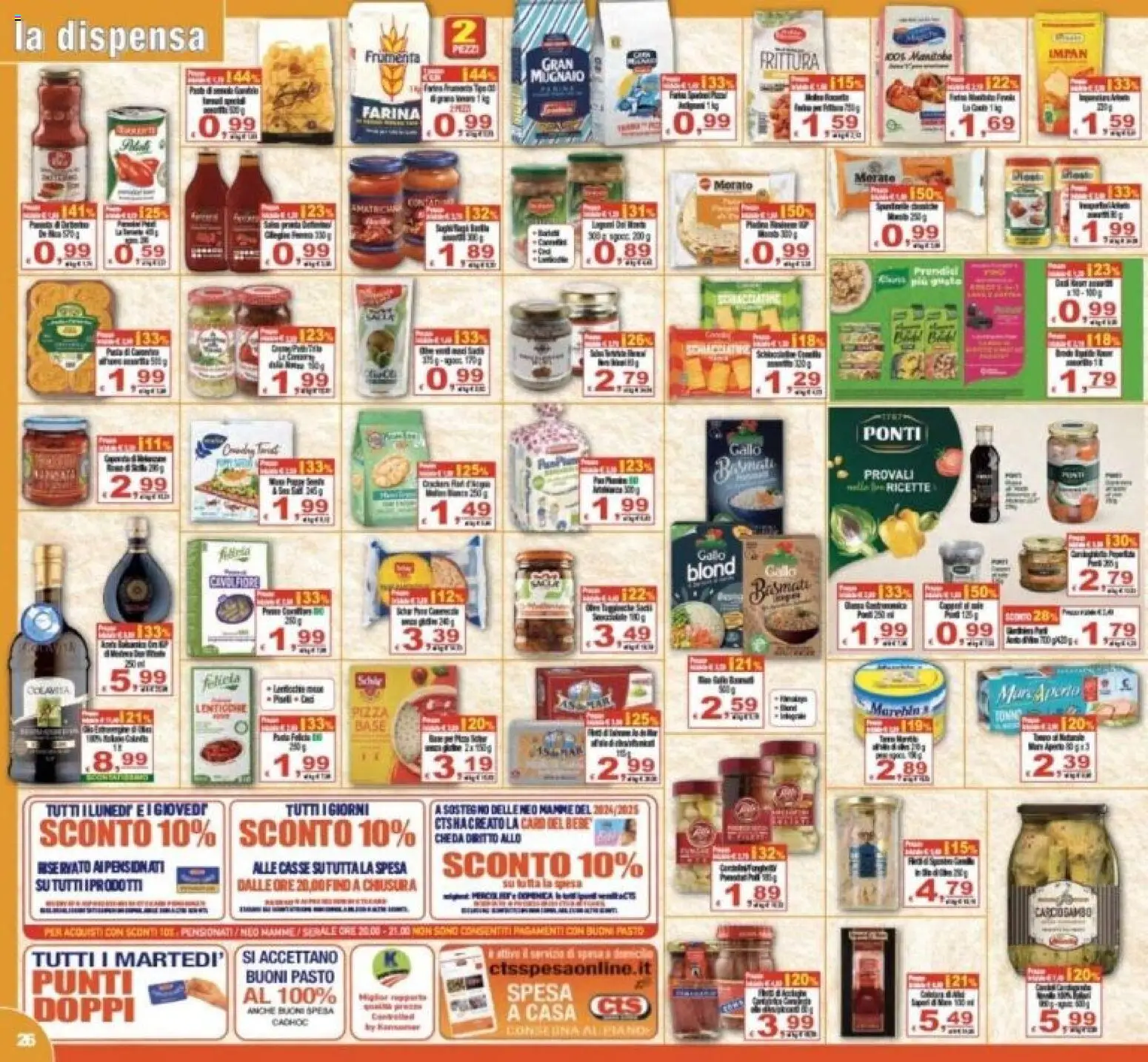 Volantino CTS del 06.12.2025 | Pagina: 26 | Prodotti: Pizza, Farina