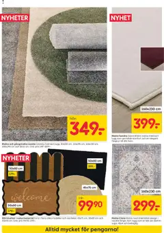 Rusta reklamblad aktuell från 11.08.2025 | Sida: 8 | Produkter: Matta