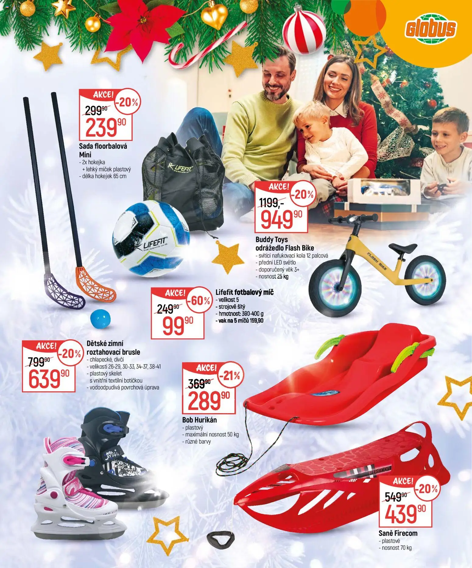 Globus leták - Praha-Štěrboholy  od 12.11.2025 | Strana: 11 | Produkty: Saně, Kola, LED, LED světlo