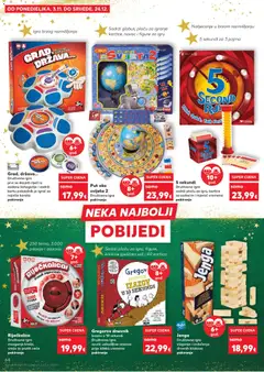 Kaufland - Split-Ravne njive - Pregled kataloga iz trgovine Kaufland, vrijedi od 01.12.2025 | Stranica: 64 | Proizvodi: Sat, Igrač, Igra