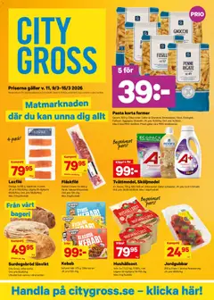 City Gross erbjudanden - Förhandsvisning av reklamblad från butik City Gross aktuell från 09.03.2026