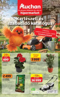Auchan Kertészet és Szabadidő - amely érvényes a következő dátumtól: 16.04.2026
