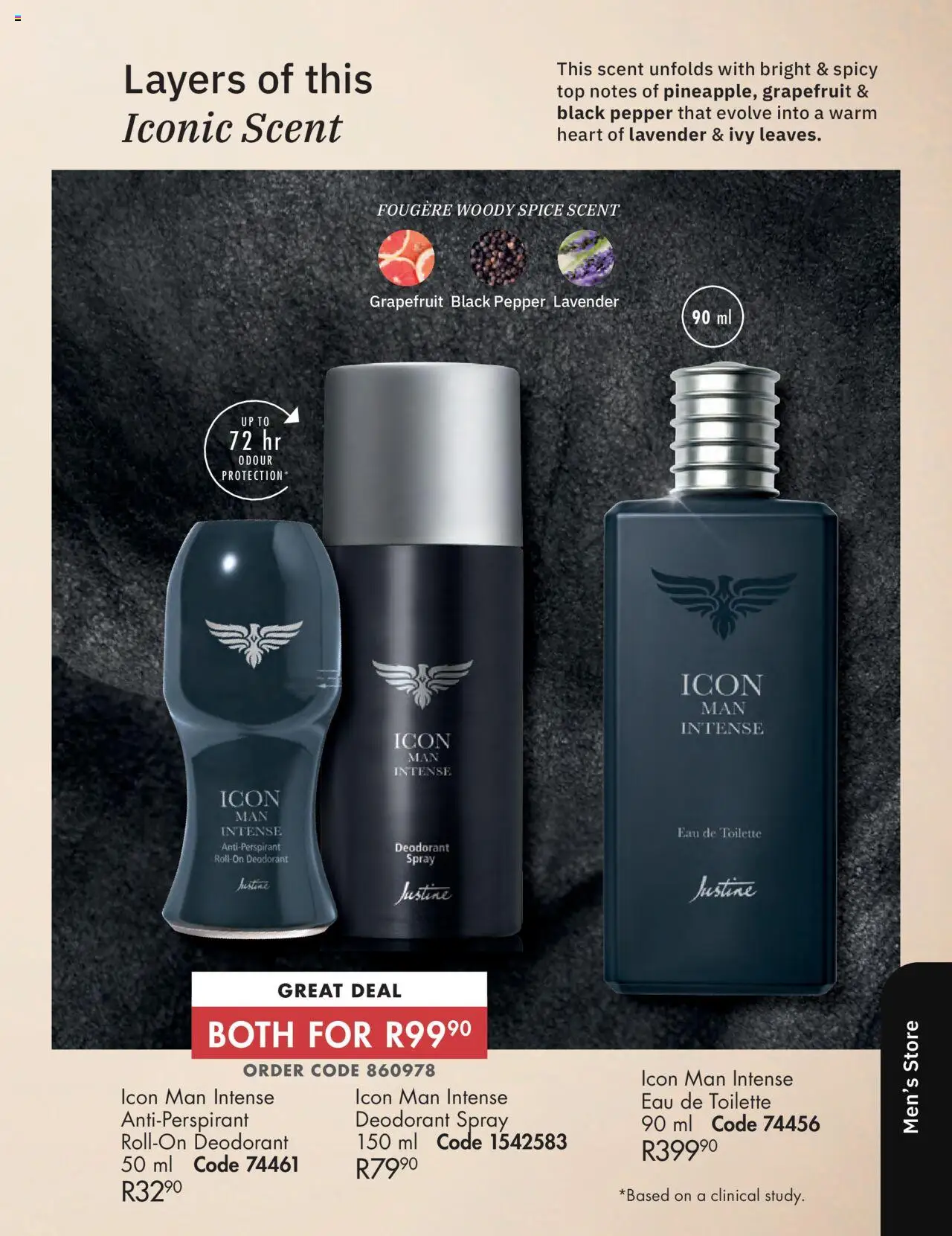 New Justine catalogue – valid from 01.10.2025 | Page: 59 | Products: Eau de toilette, Grapefruit, Deodorant, Pepper