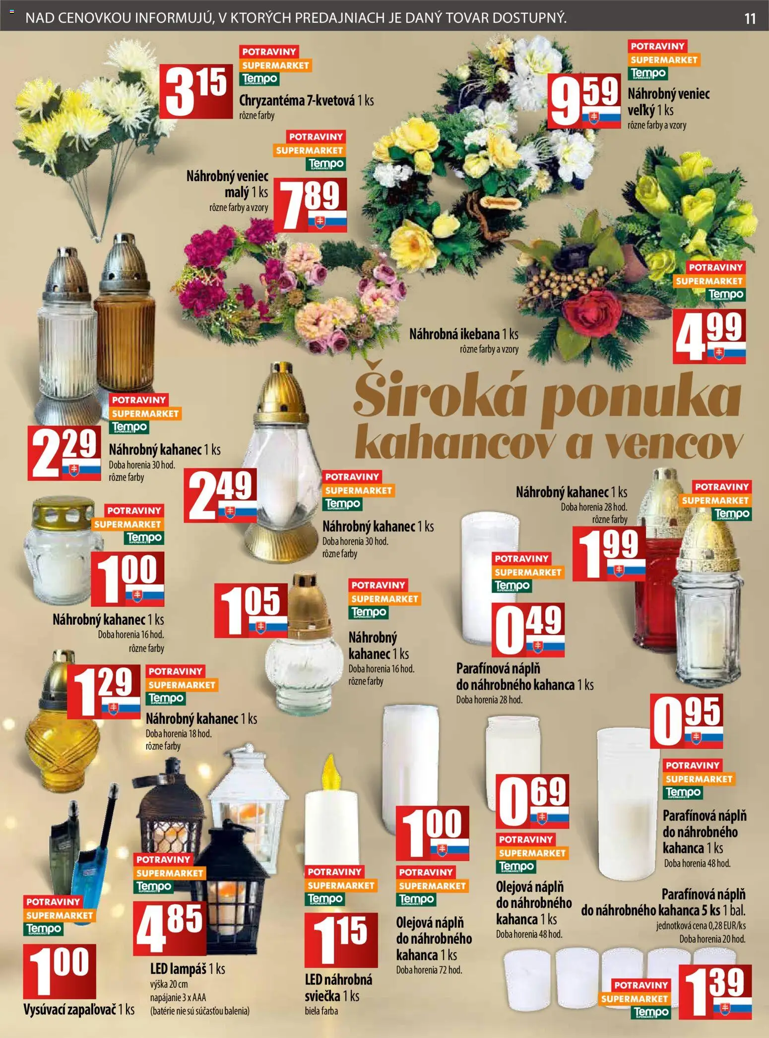 Nové COOP Jednota akcie – leták je platný od 23.10.2025 | Strana: 11 | Produkty: Led